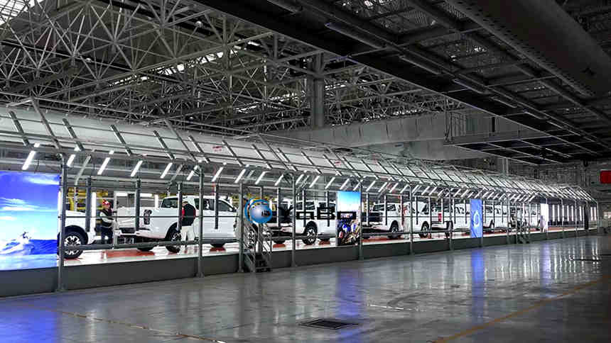 Línea de Montaje Pesada para Vehículos Comerciales