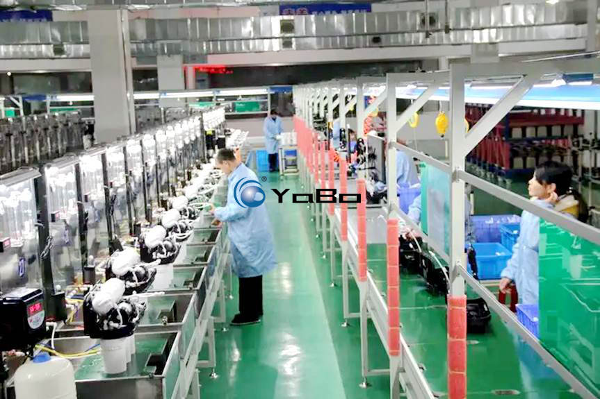 línea de producción de purificadores de agua