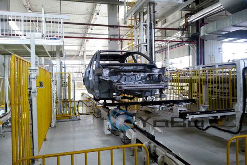 línea de montaje automotriz;